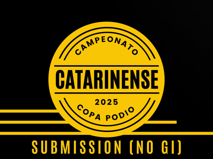 Campeonato Catarinense Submission (NO GI) 2025 - Oficial Copa Podio