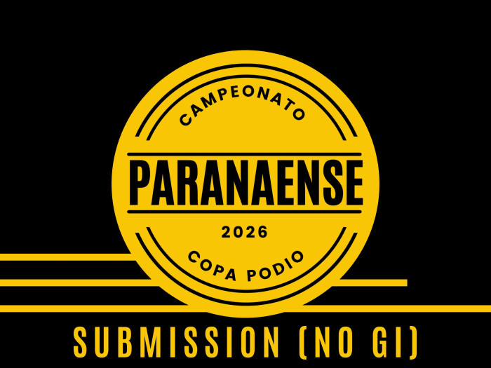 Campeonato Paranaense 2026 Submission (NO GI) - Oficial Copa Podio