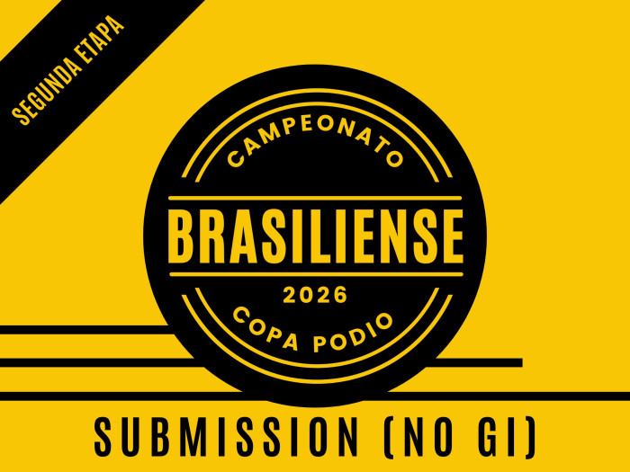 Campeonato Brasiliense Submission (NO GI) 2026 - Segunda Etapa - Oficial Copa Podio